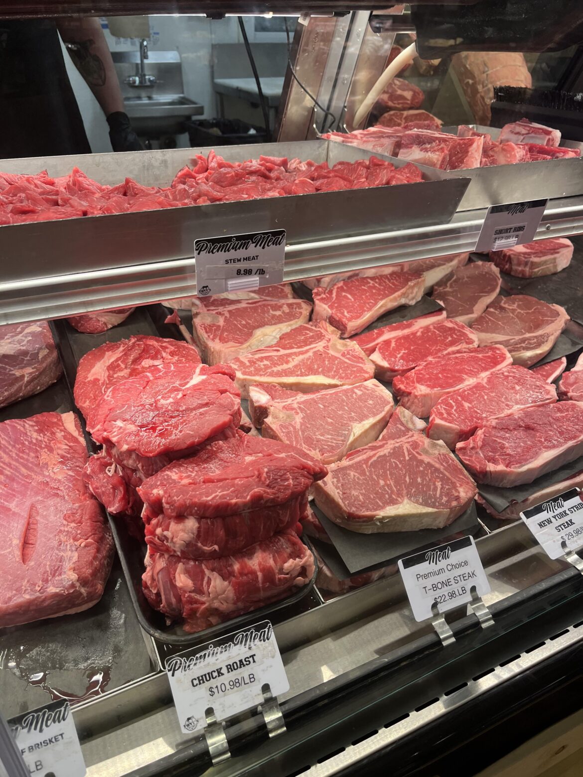 At Tony's getting tomorrows pot roast