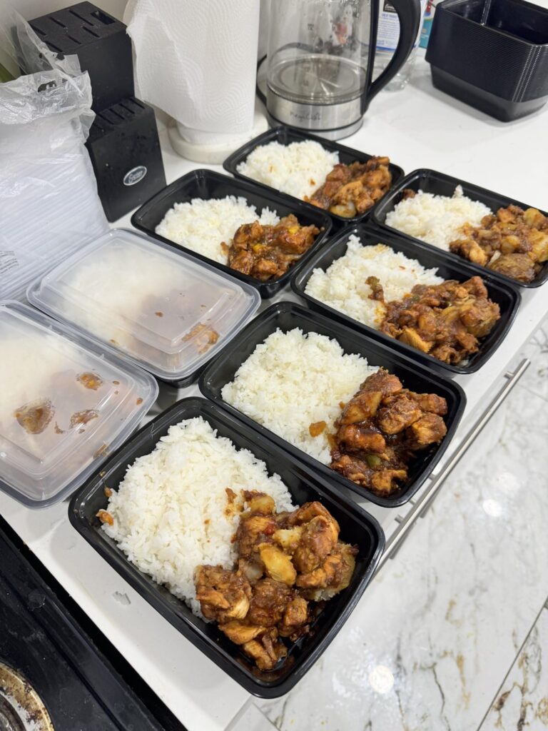 [homemade] hawaiian chicken and white rice