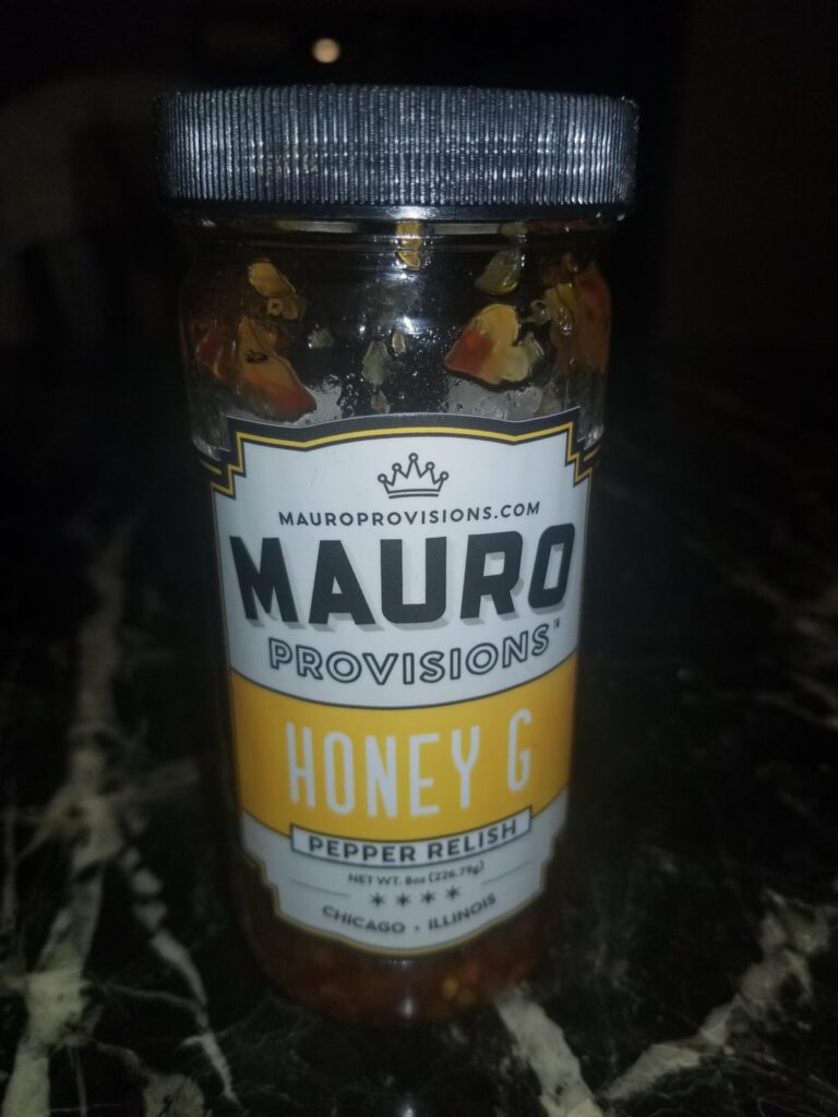 Got a chance to try out Mauro Provisions Honey G pepper relish