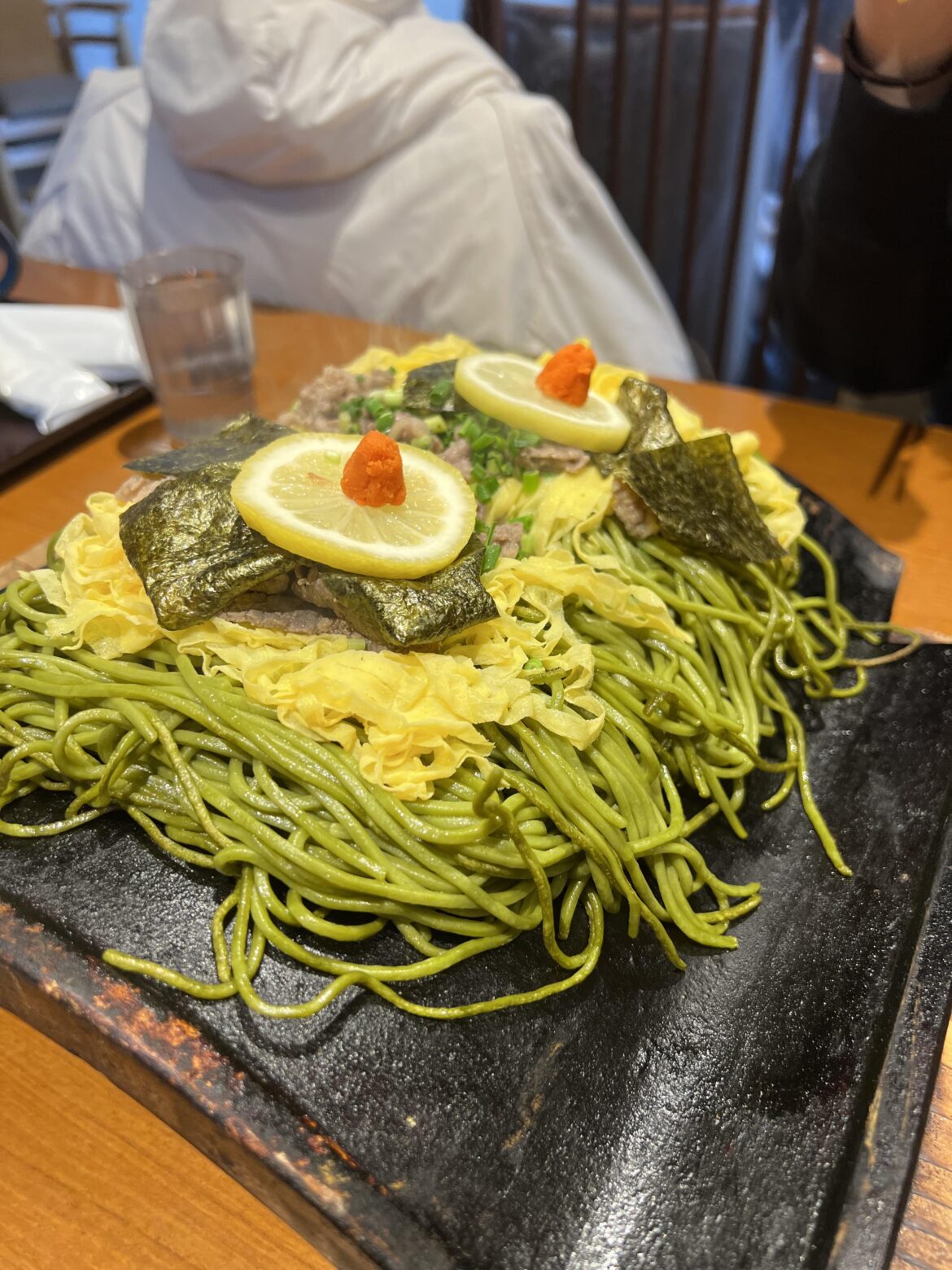 Kawara soba in kitakyushu.