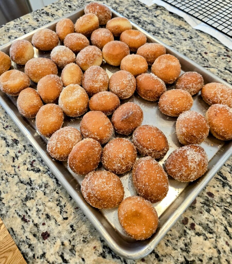Donuts just like my Oma used to make
