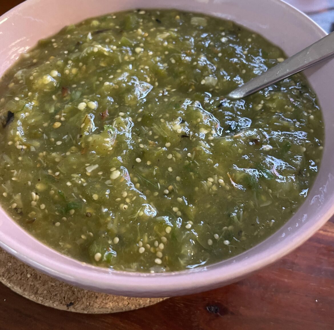 First time making salsa verde
