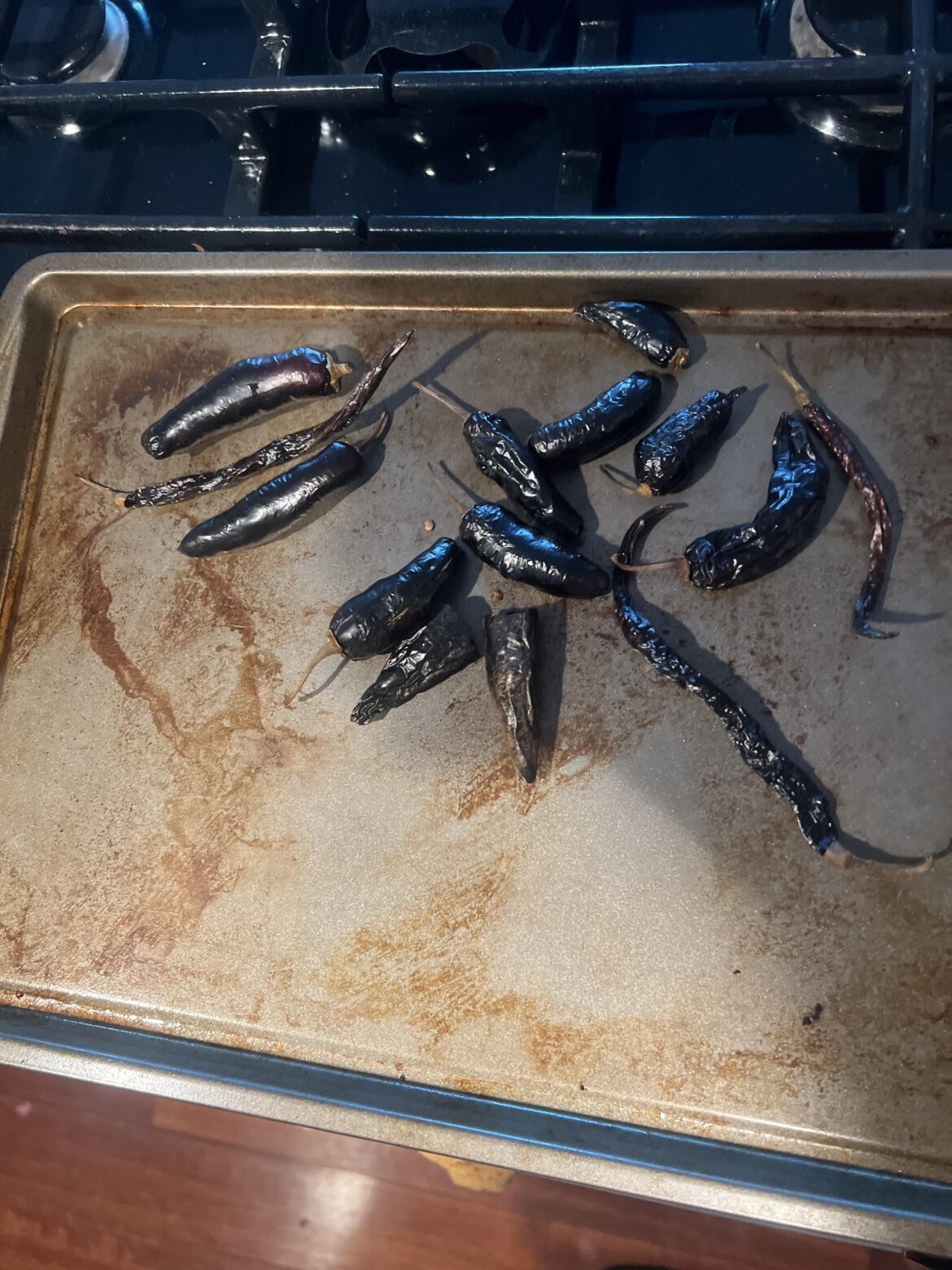 Forgot I was drying peppers in the oven and then set it to 400 degrees. Anything I can do with spicy ash?