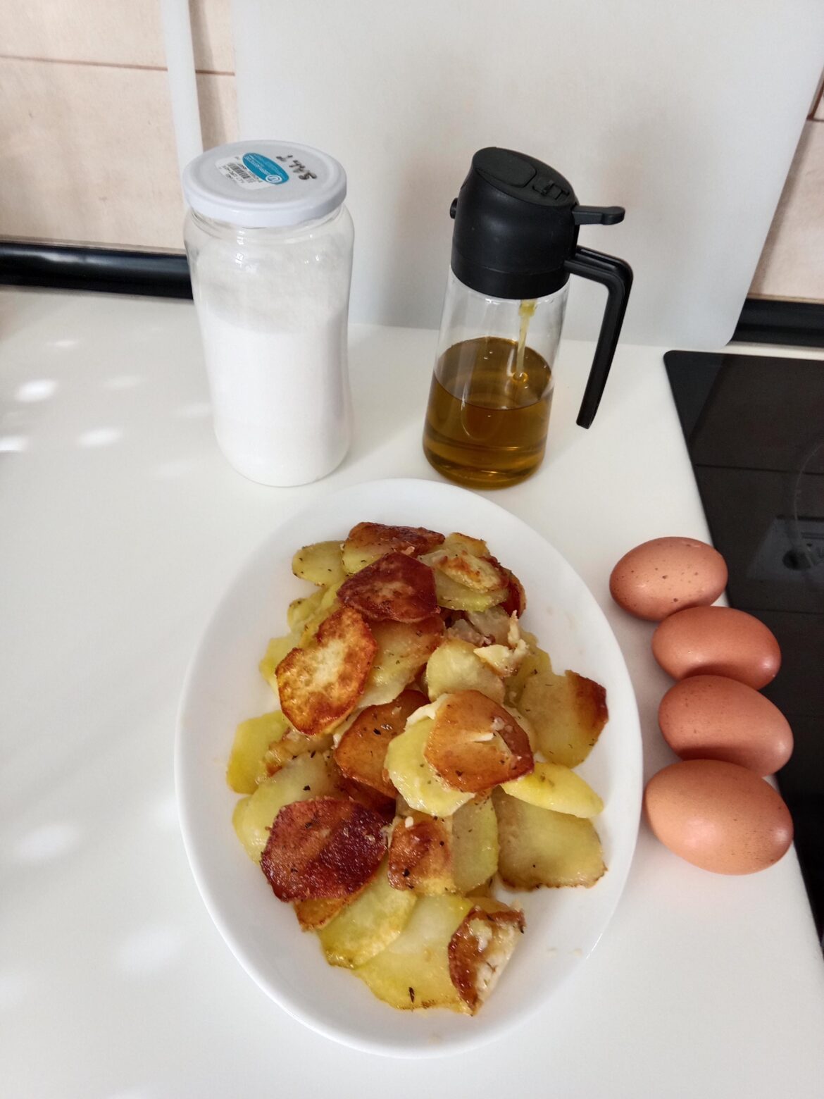 Crispy Potato Frittata Without Eggs