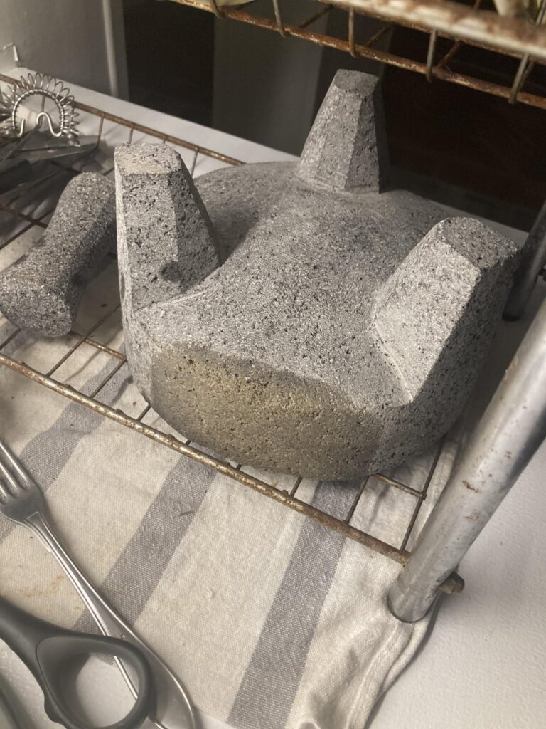 Is this molcajete flawed?