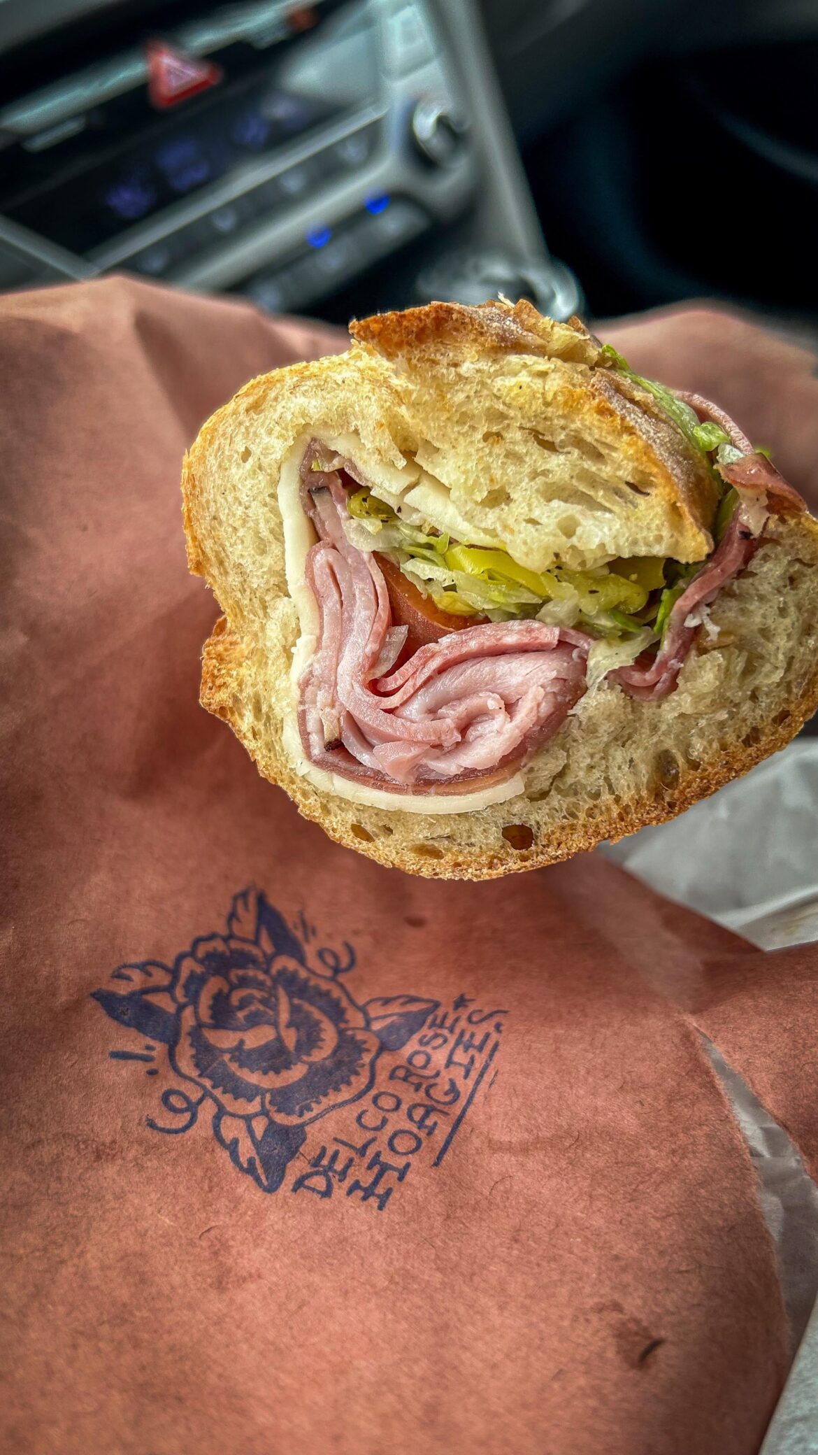 The Italian from Delco Rose Hoagies ($15)
