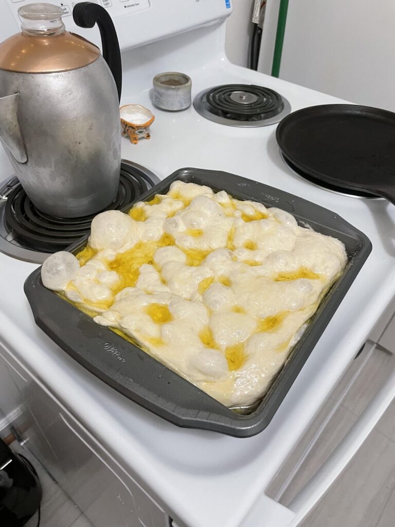 how doth we feel about my (plain) focaccia....??