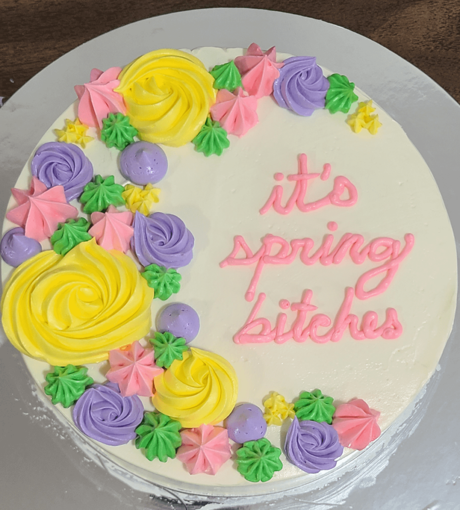 I needed some spring colors in my day, so...