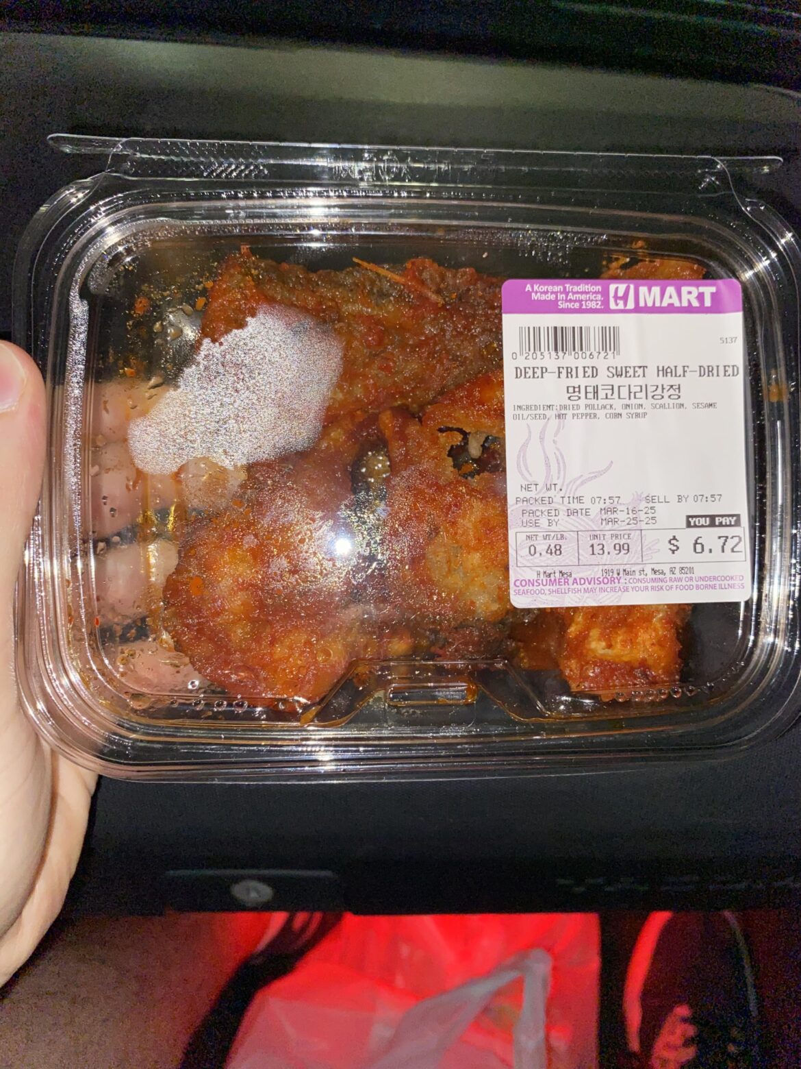 Just got this dish from HMart and wanted to know if it could be eaten raw