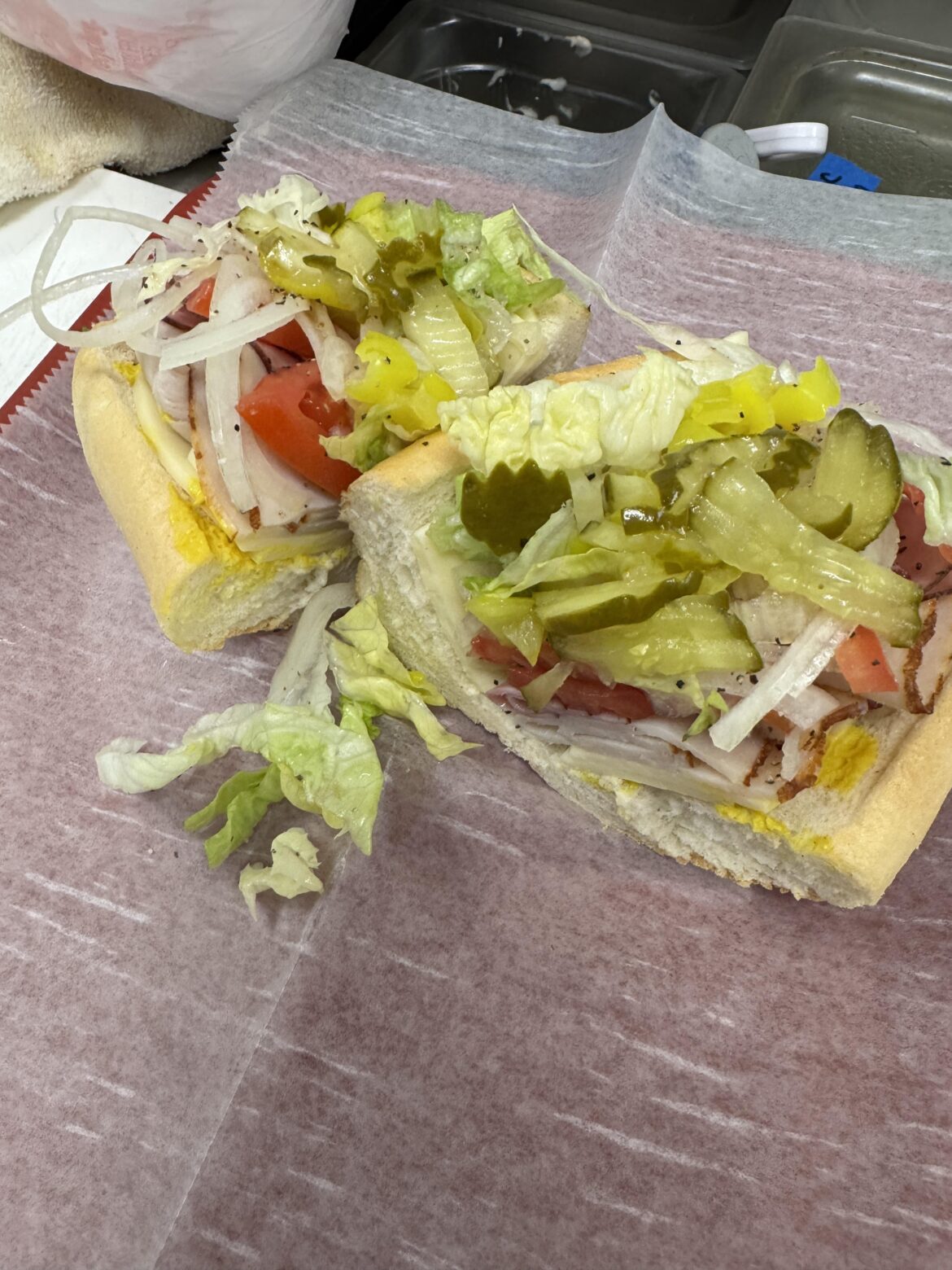 Quick little hoagie for lunch!