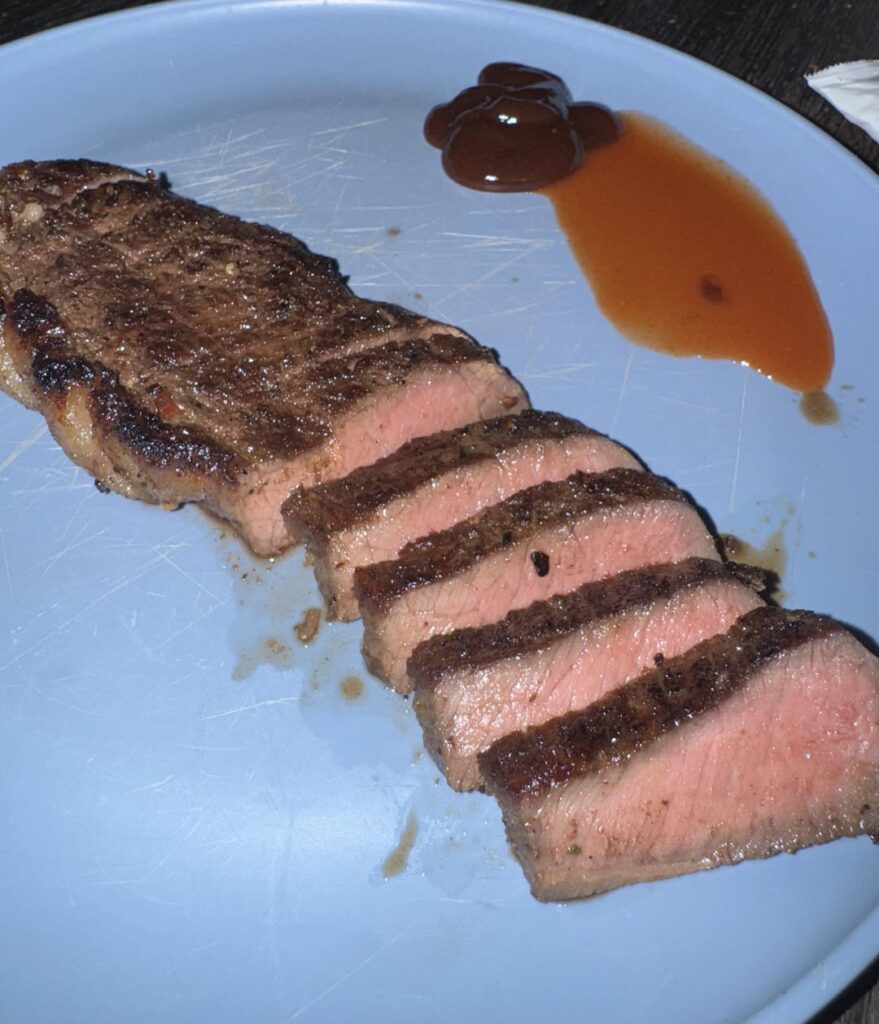 Do you dip your steak in anything?