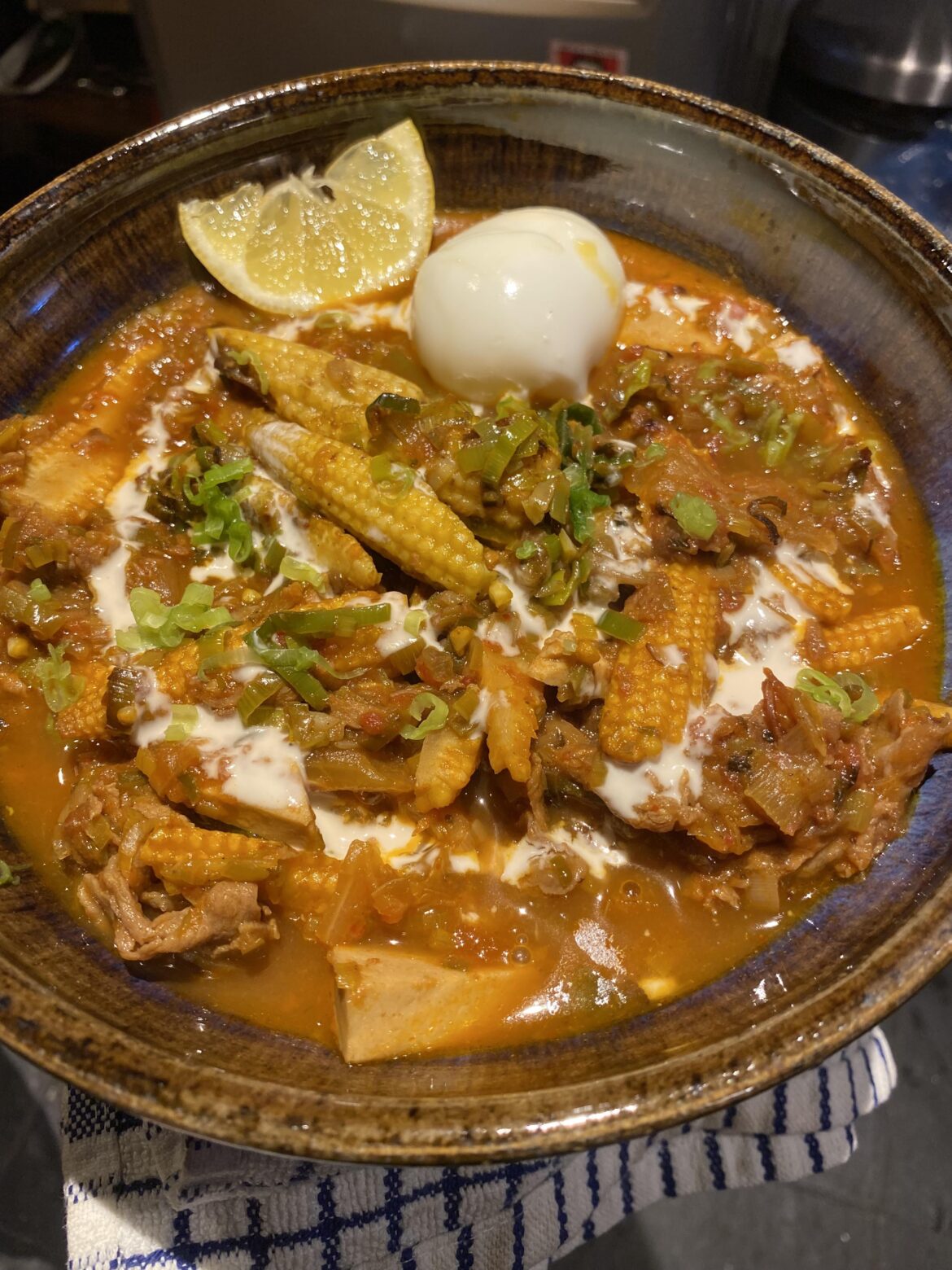 Made dinner from everything that was going bad in the fridge