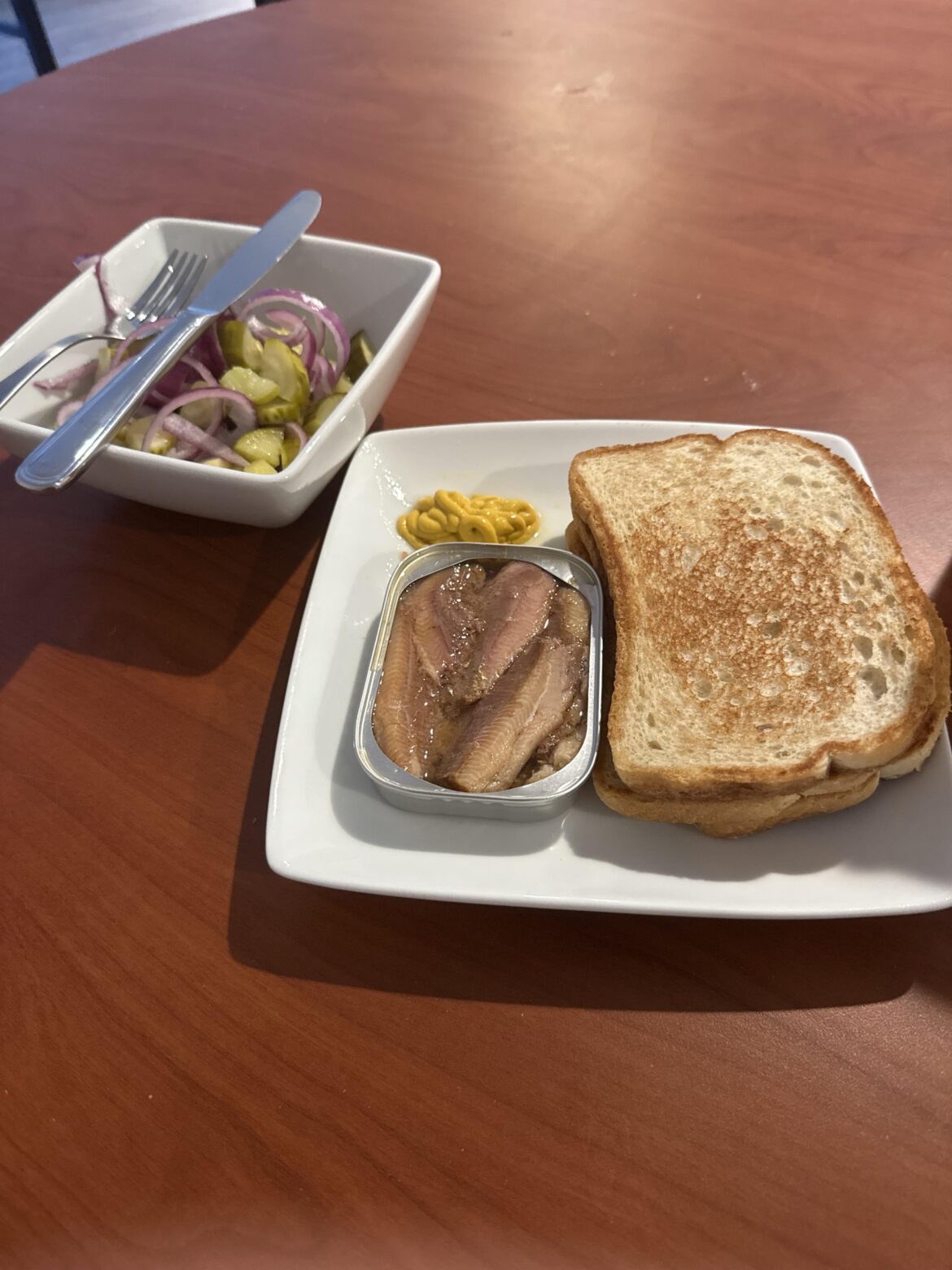 First time eating sardines