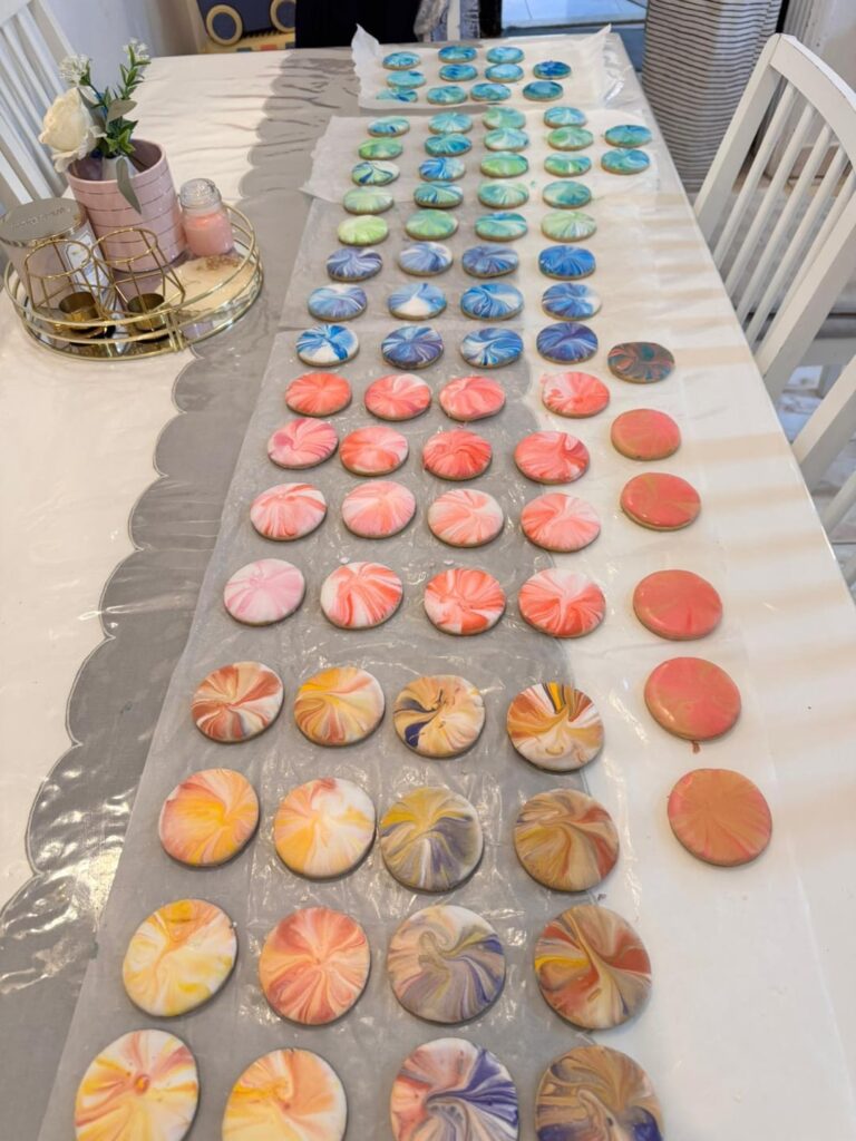 marble sugar cookies