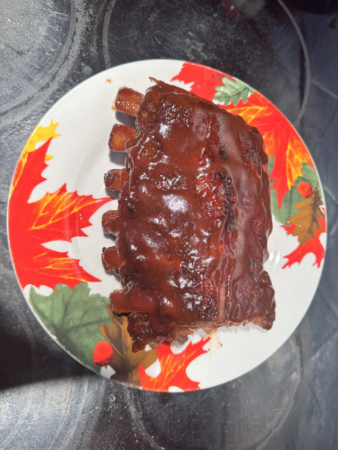 Just made my first baby back ribs ribs (oven baked)