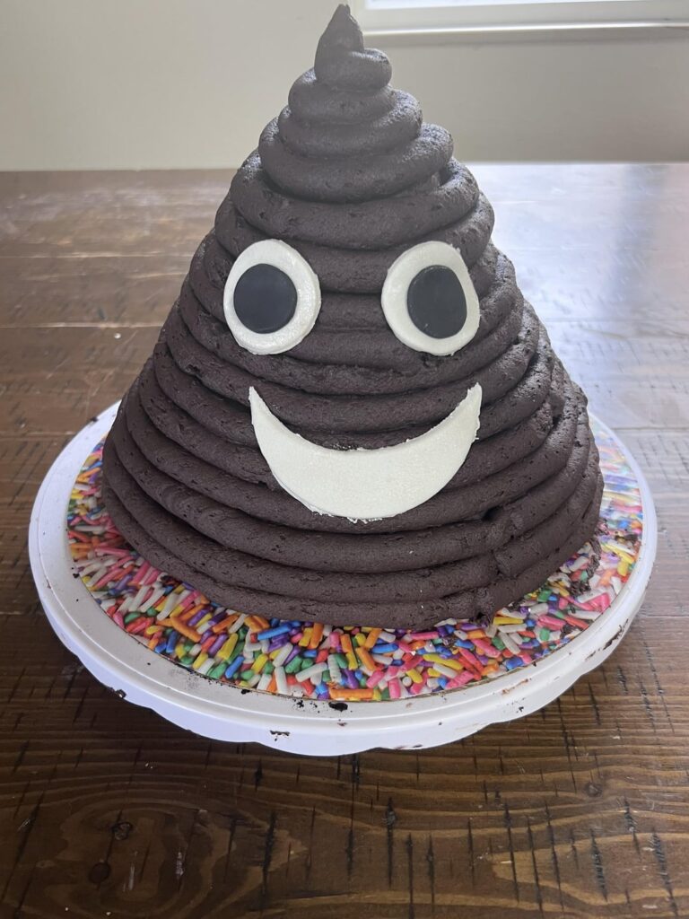 Grandson asked for a poop cake for his birthday