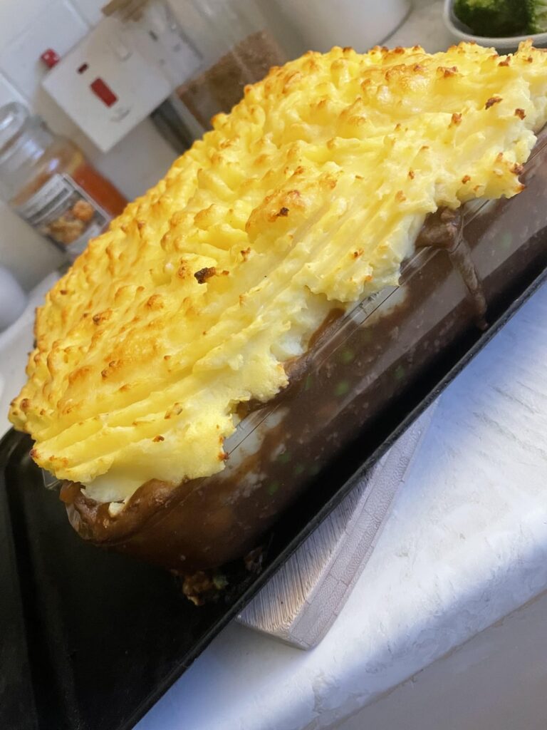Cottage pie for tea tonight