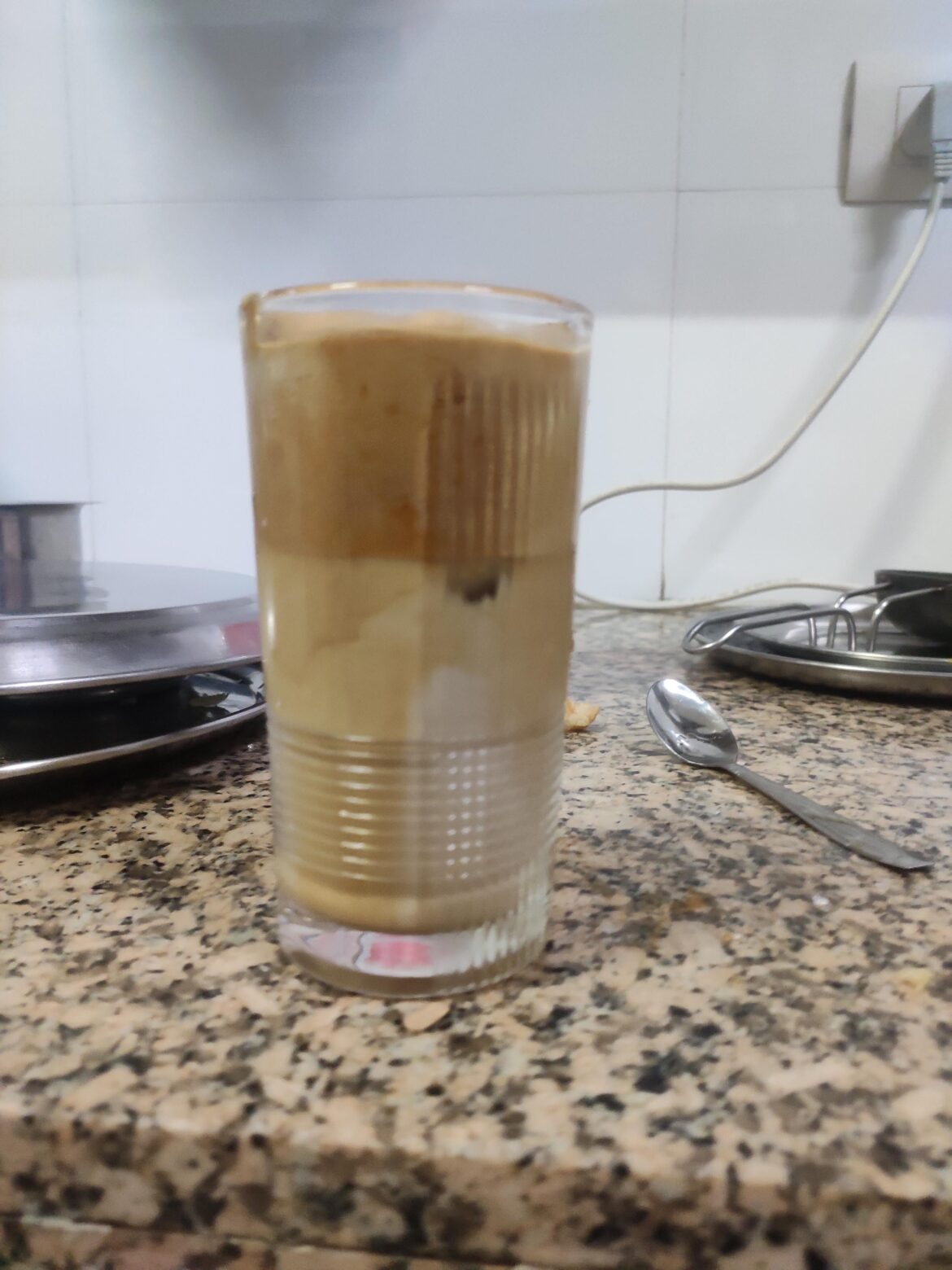 Made dalgona coffee today😋😋