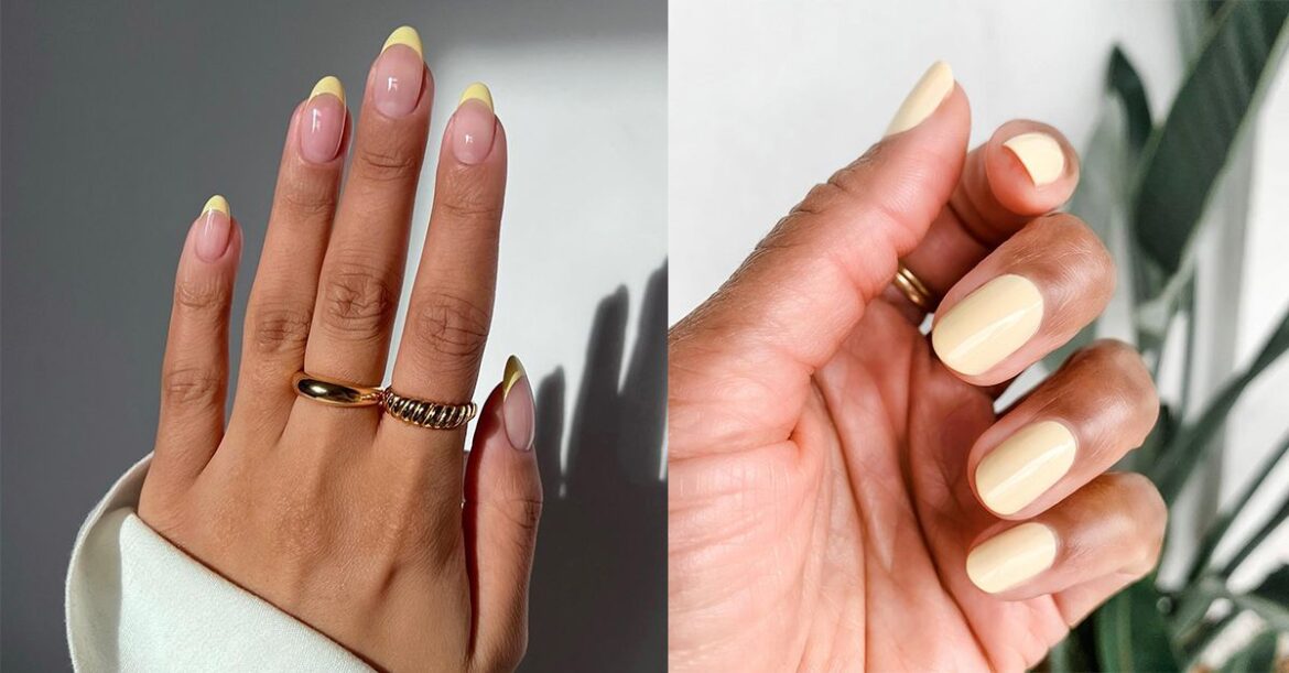 8 Butter Yellow Nail Ideas We’re Trying Next 8 Butter Yellow Nail Ideas We're Trying Next