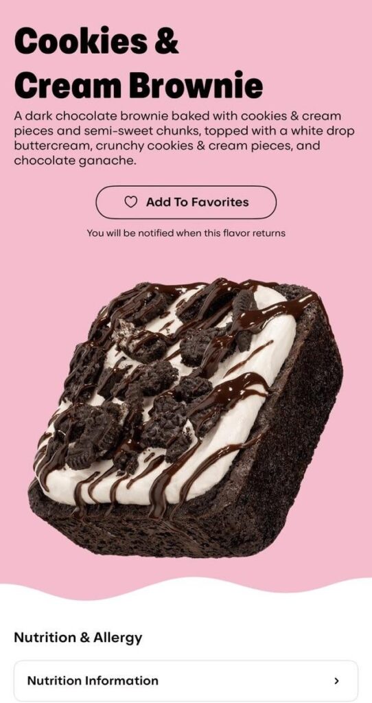 guys they made a cookie just for us ☺️