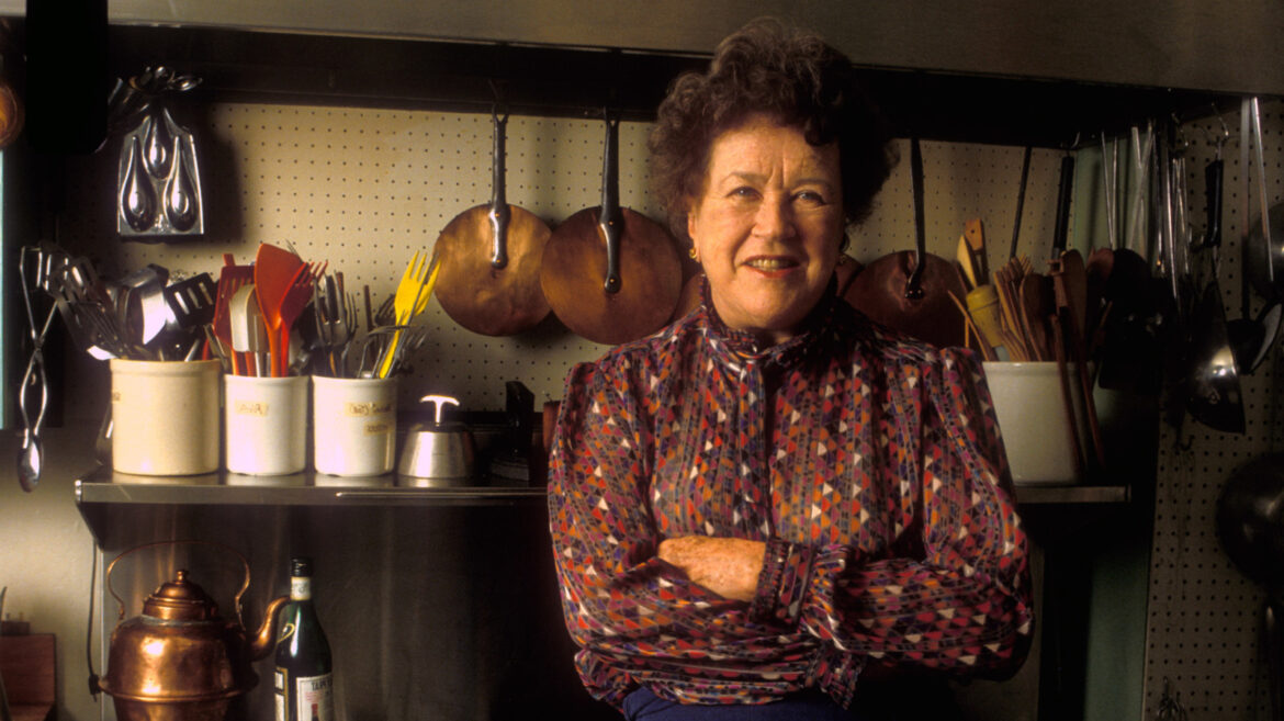 Julia Child's Very First Dish She Made On Television Was The Humble Omelet