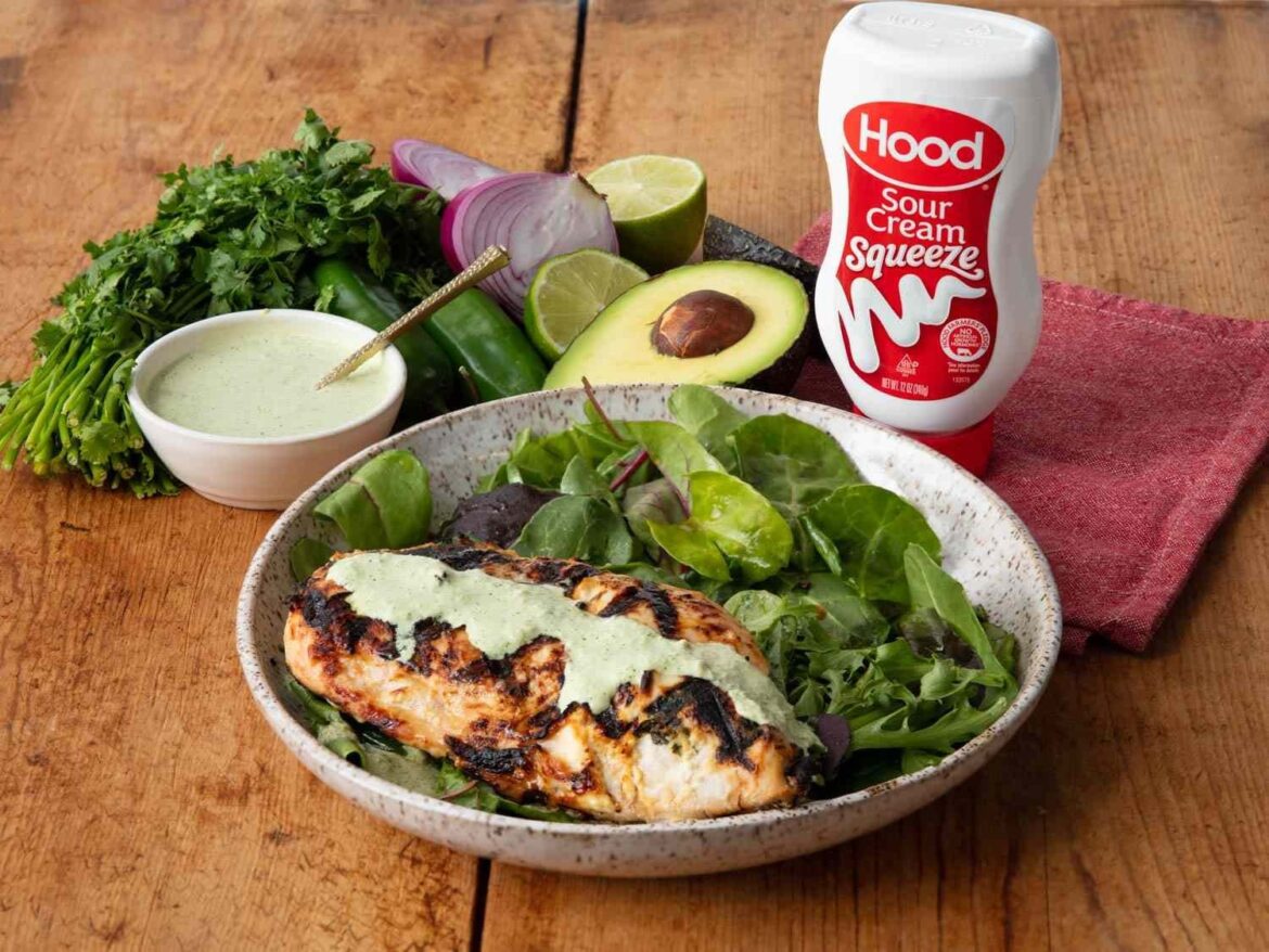 For the Juiciest Grilled boneless chicken breast, Use hood Sour Cream