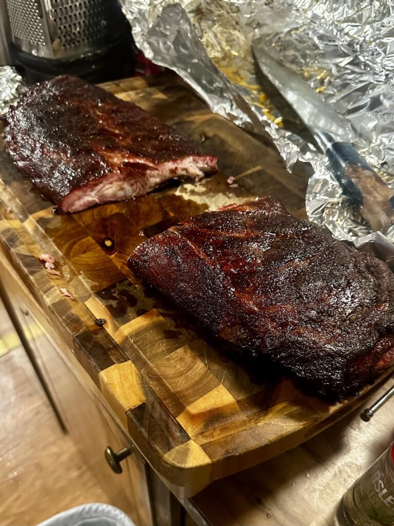 Smoking on a Kettle is fun but it needs constant attention for hours and it’s completely worth it. Just make sure you buy the heat controller. Makes life a lot easier.