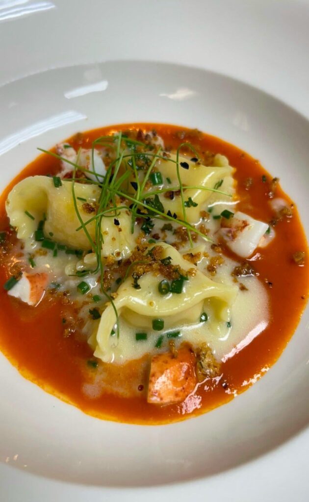 Lobster & Shrimp Stuffed Agnolotti