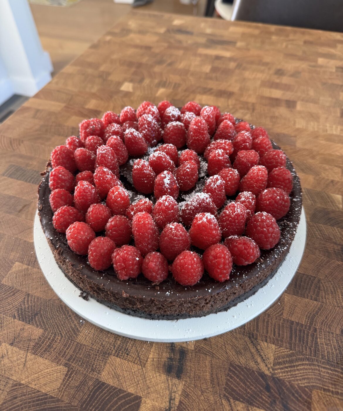 [OC] Chocolate custard cake