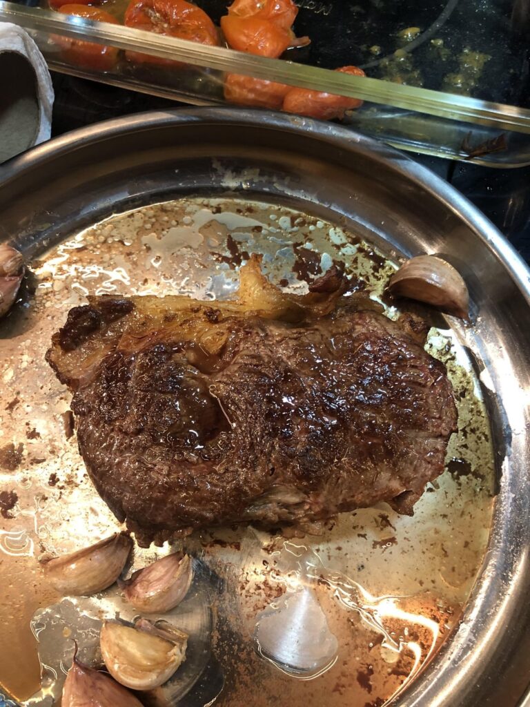 I cooked my blue collar union paid steak