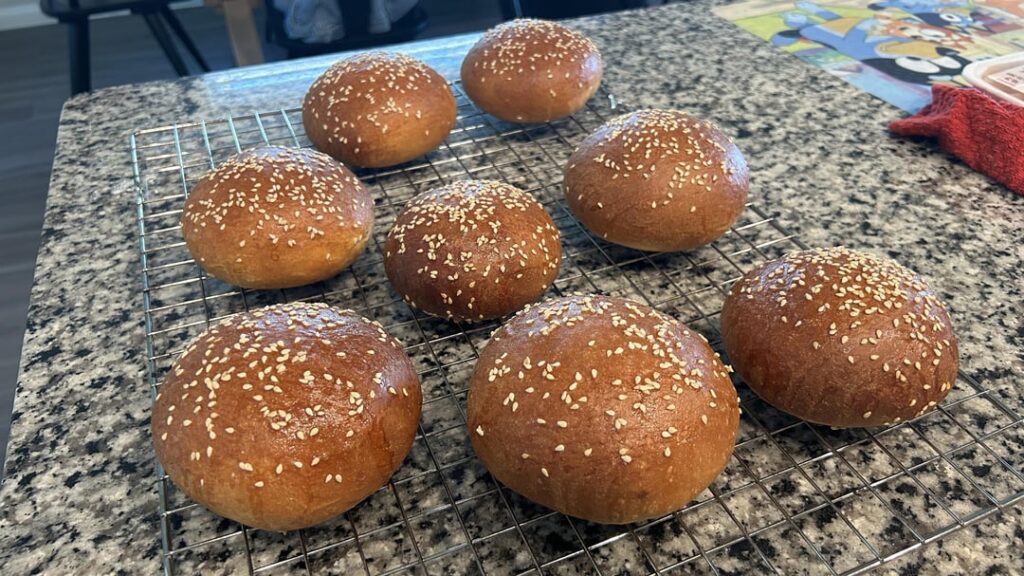 Burger buns from King Arthur’s website