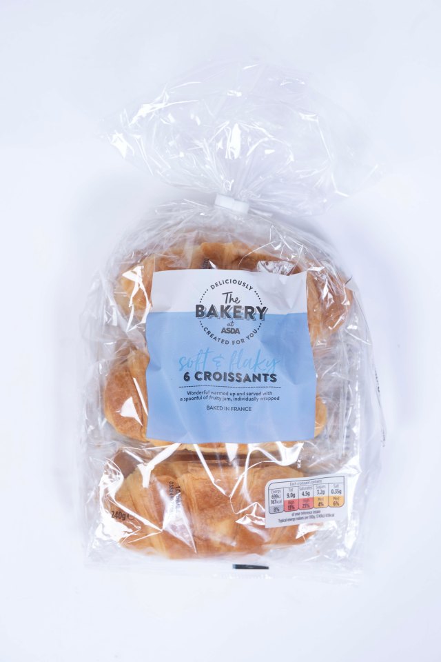 Asda's croissants were buttery, fluffy and extremely enjoyable