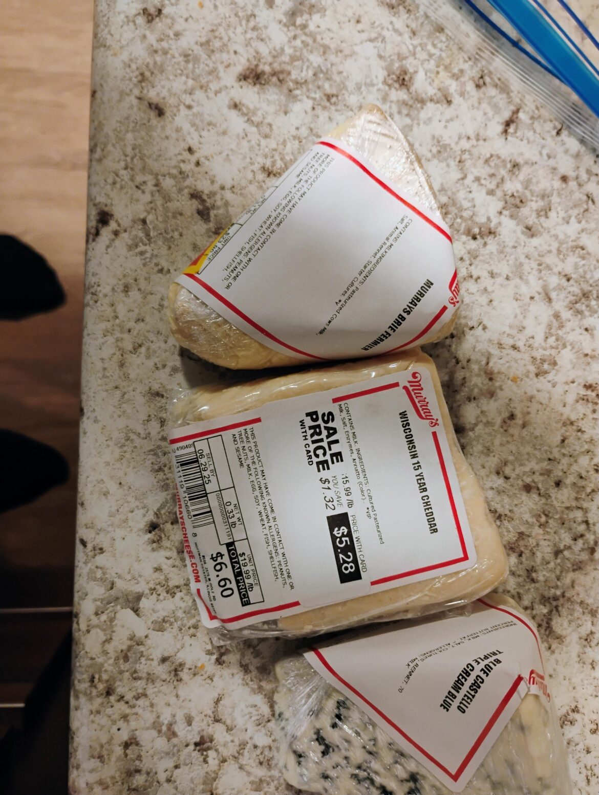 Cheese haul