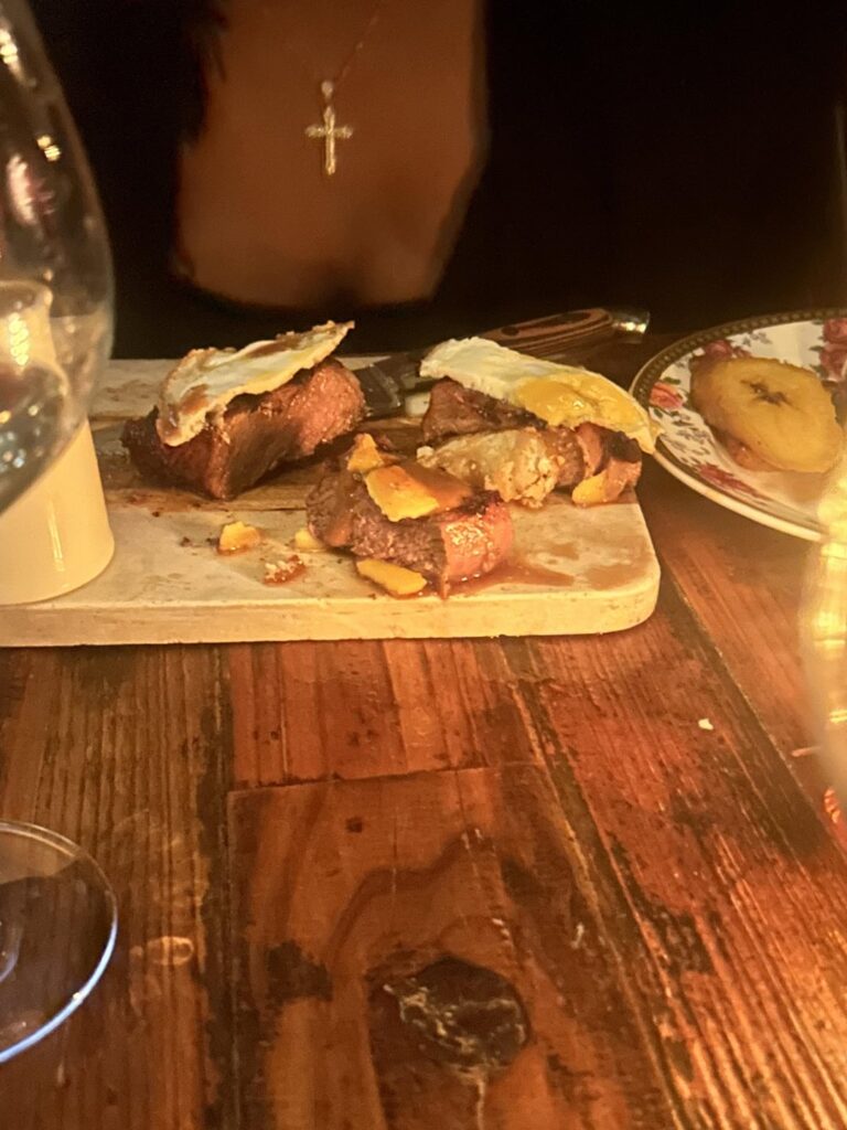 Steak and eggs my friend got served last week