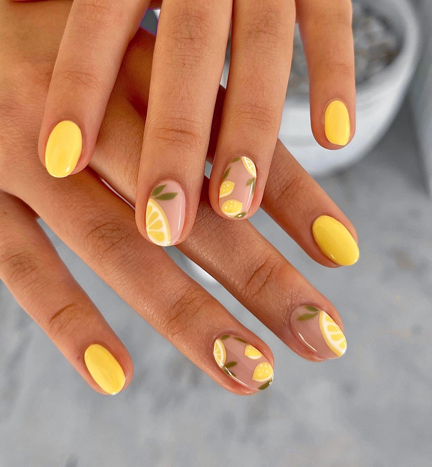 Fruit and veggie designs on your nails make for a cute look(Instagram)
