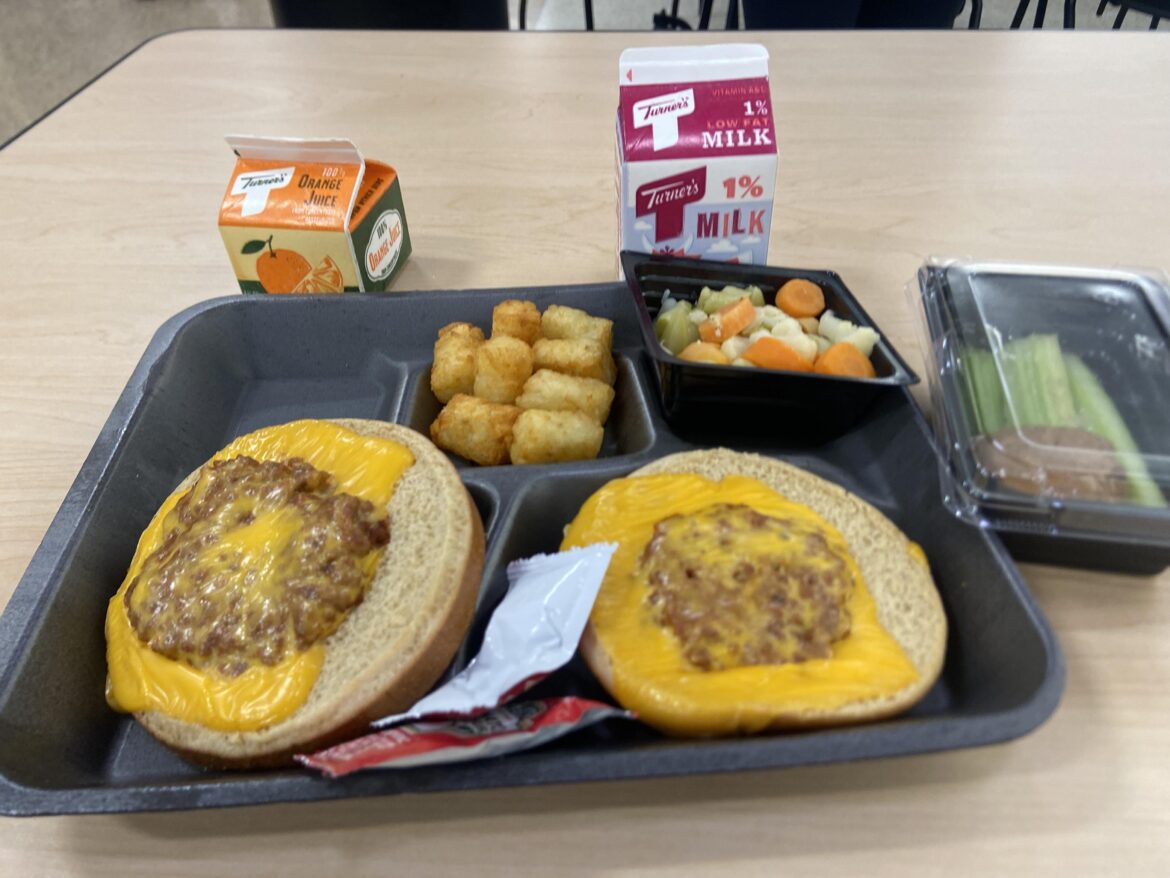 “pizza burger” my school said