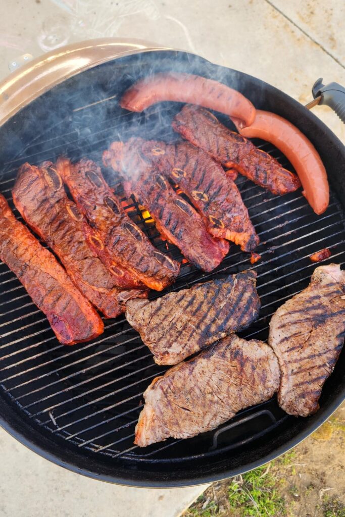 Grilling season at our house.