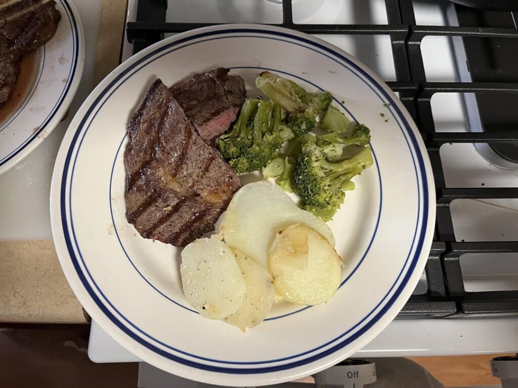 Great evening for grilling