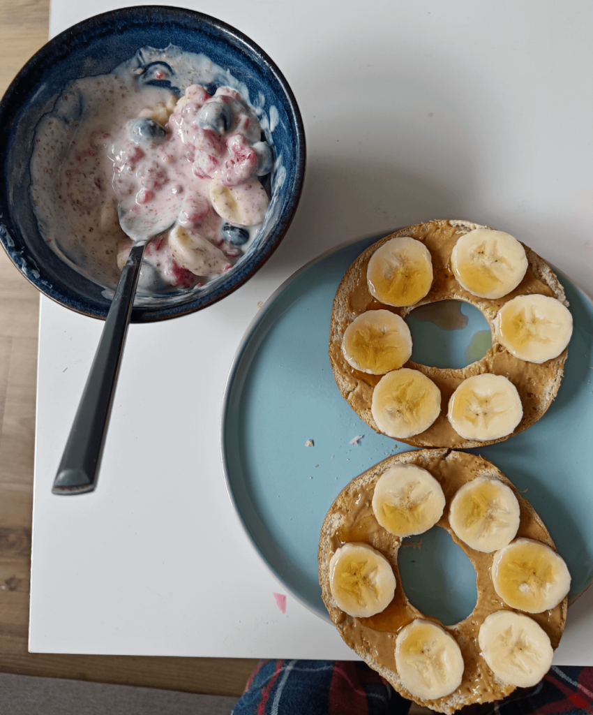 A couple of my breakfasts this week