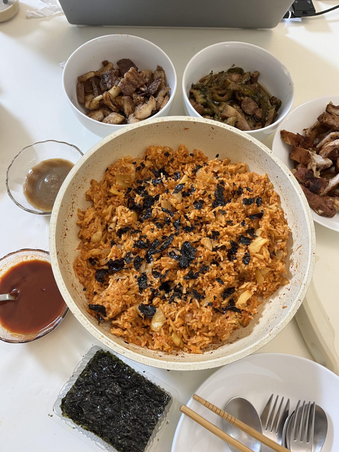 Kimchi Fried Rice by me! ❤️💫