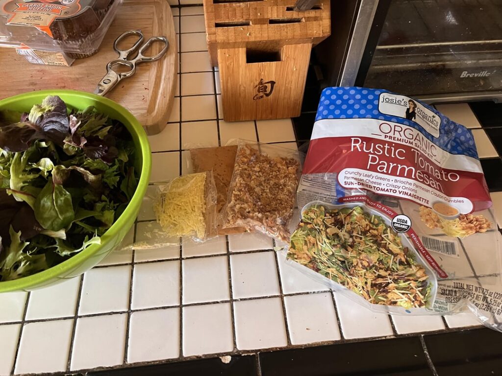 Is this REALLY 360 cal for the whole salad?