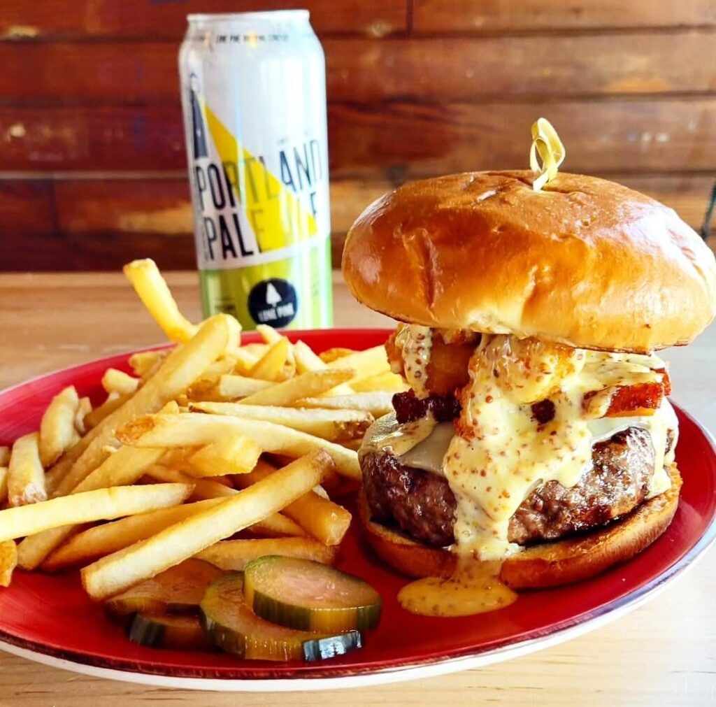 My burger special last week, the Curd Burger