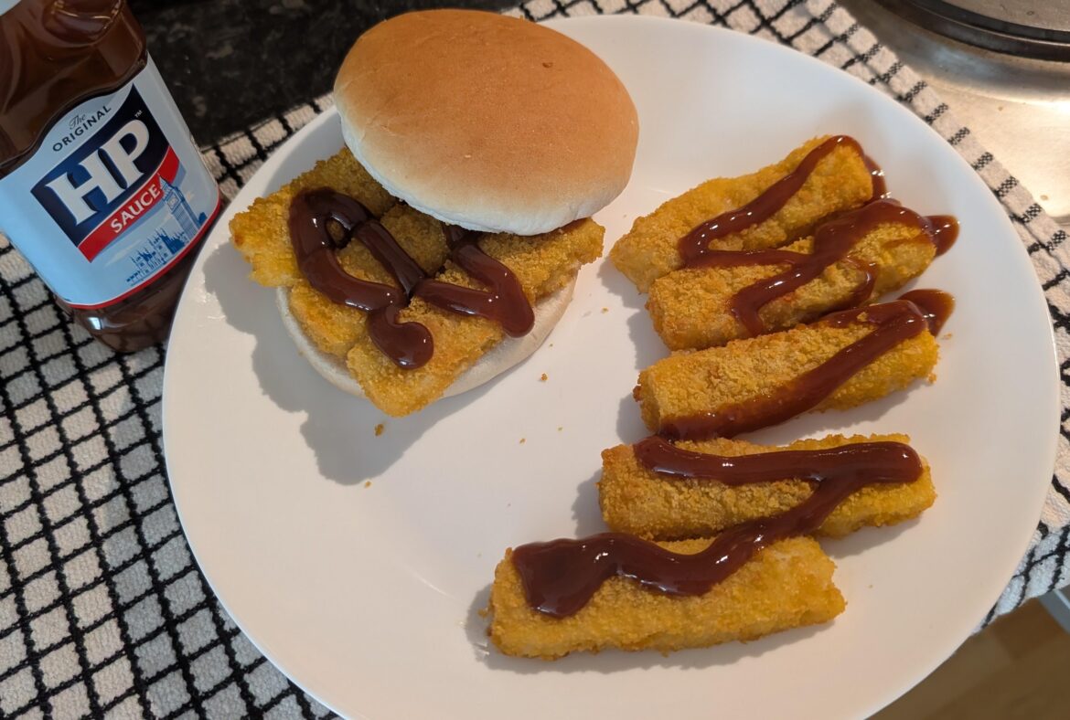 Fish finger sandwich Fish finger sandwich