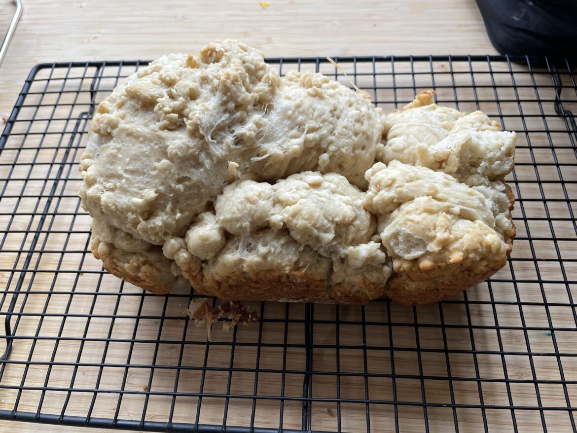 My sister’s homemade bread