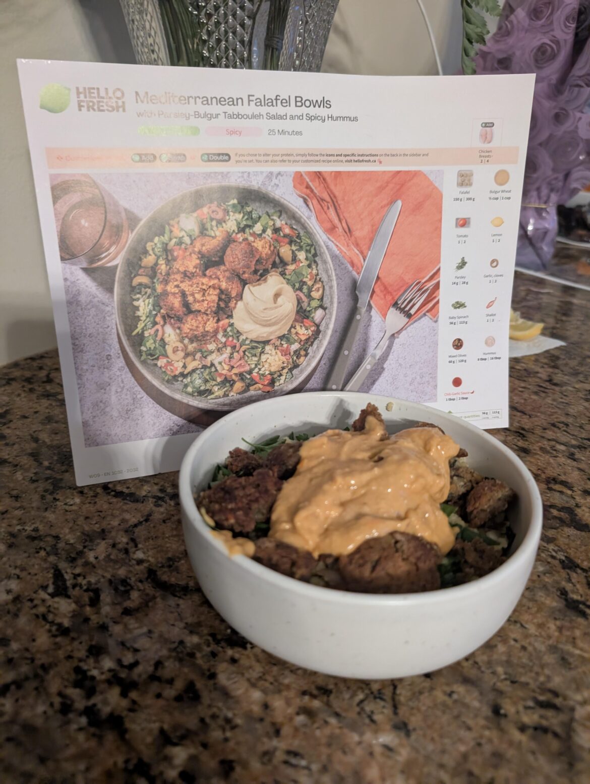 Mediterranean Falafel Bowls