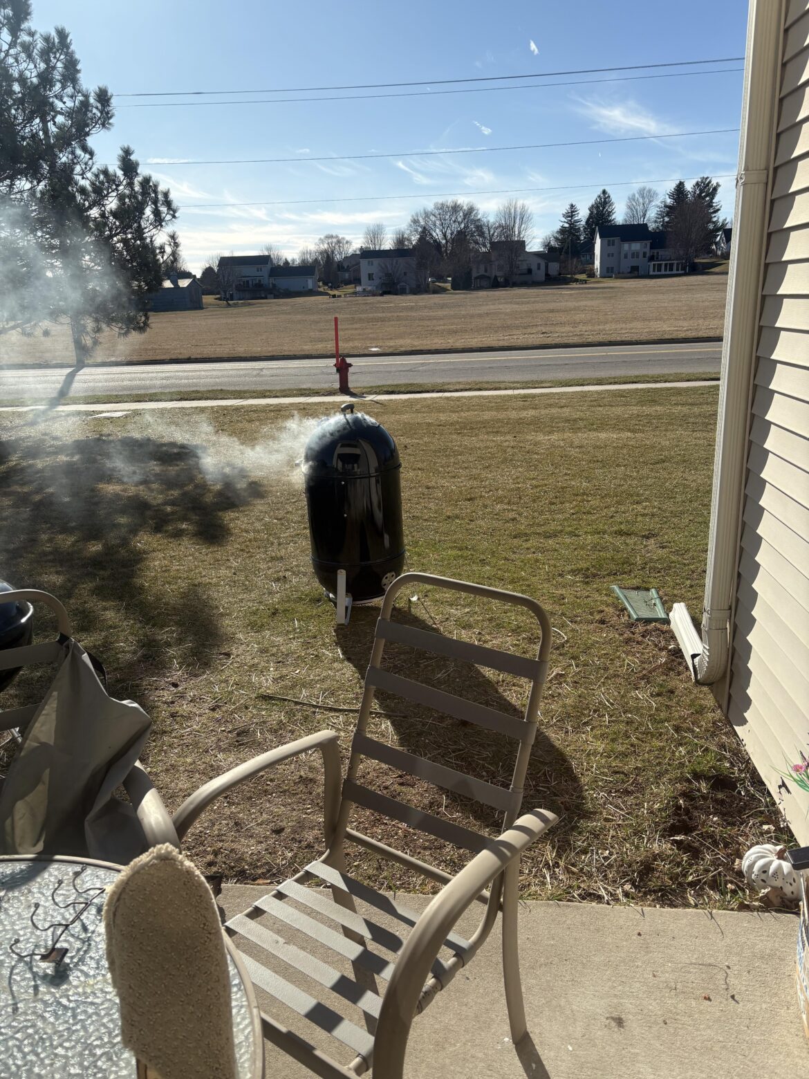 First cook on my new Smokey mountain!