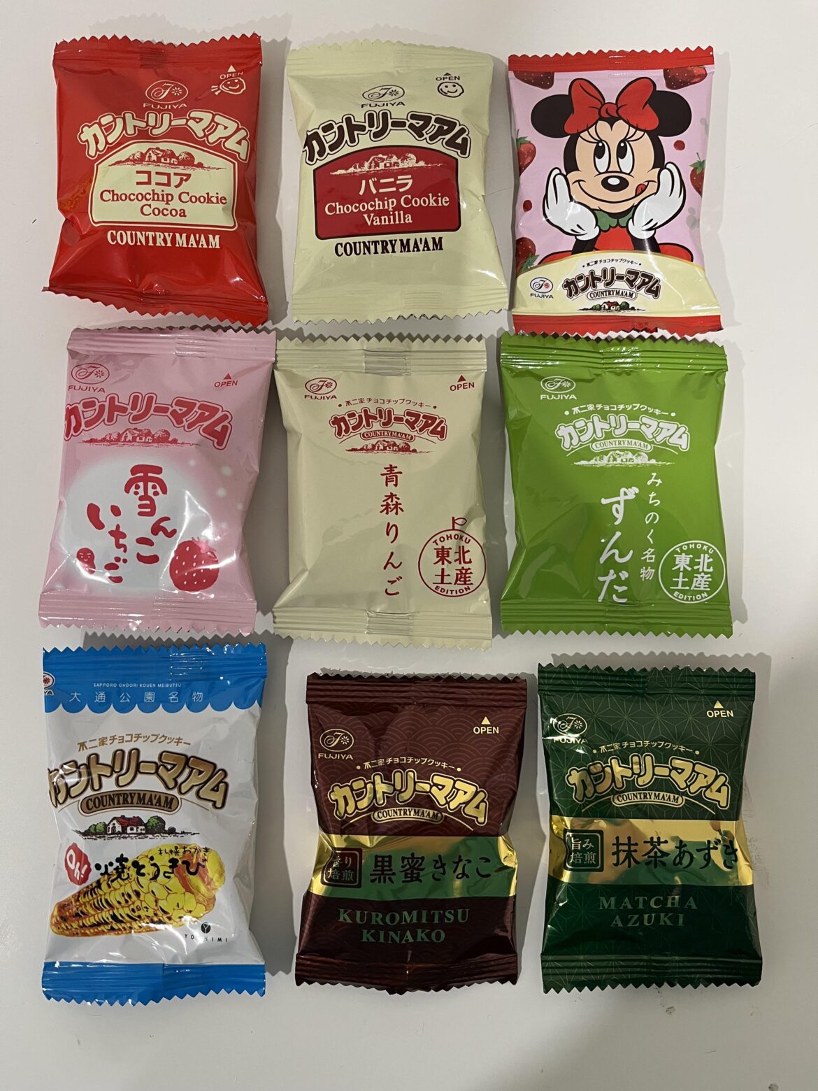 Every Country Ma’am cookie I found on my recent trip to Japan