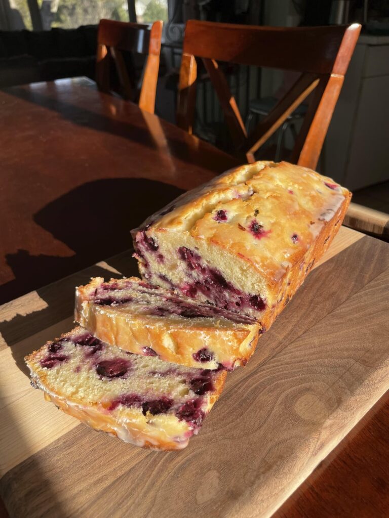 my blueberry lemon loaf!