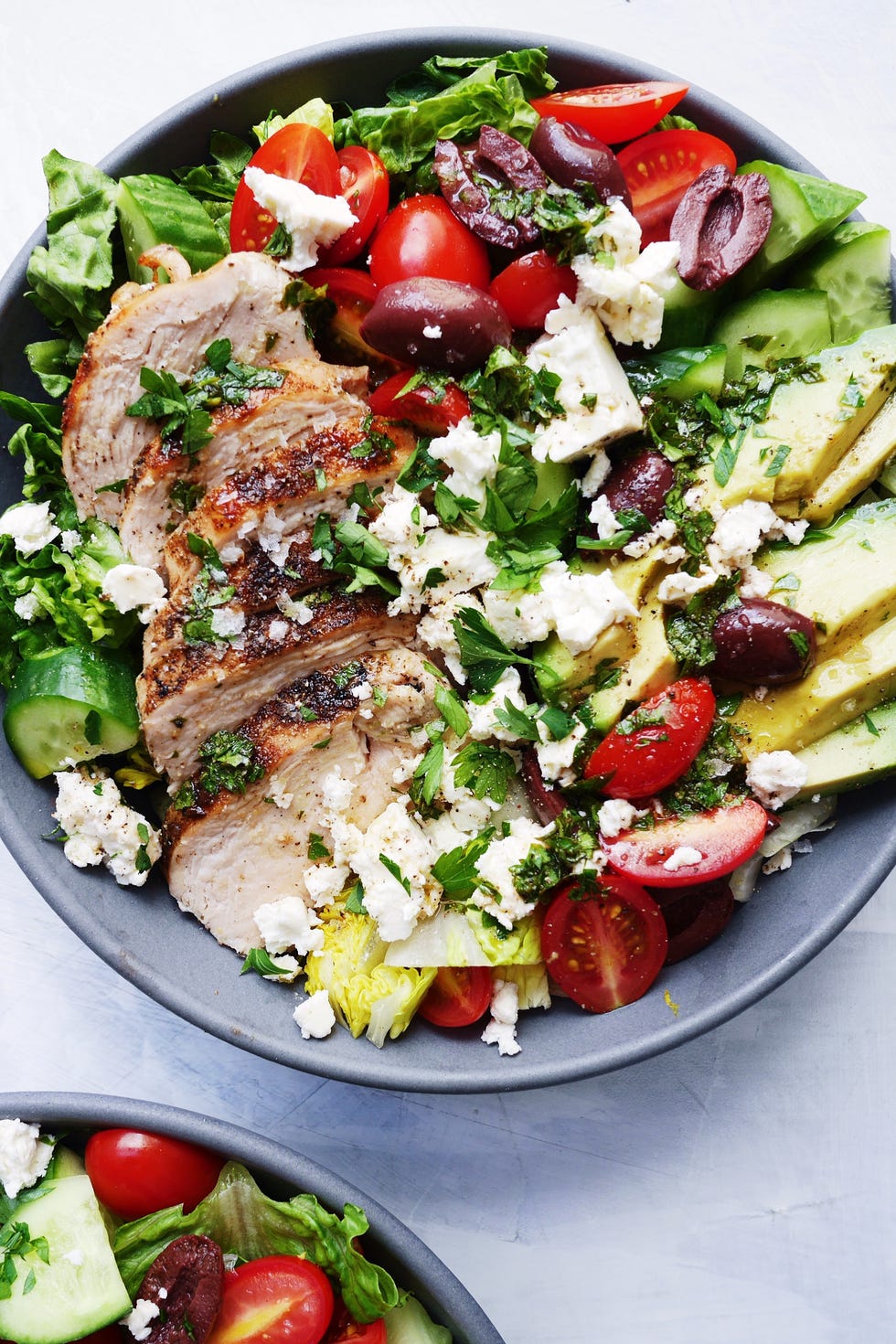 mediterranean grilled chicken salad
