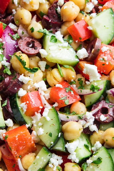 mediterranean chickpea salad